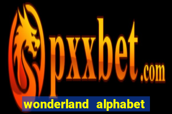 wonderland alphabet comic studio